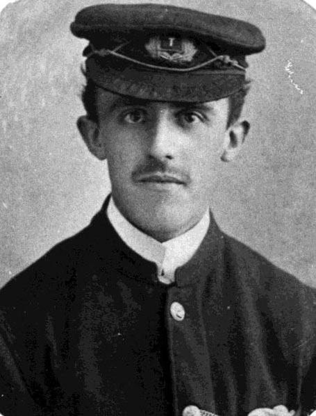 Frederick Charles Denham as a ship's engineer